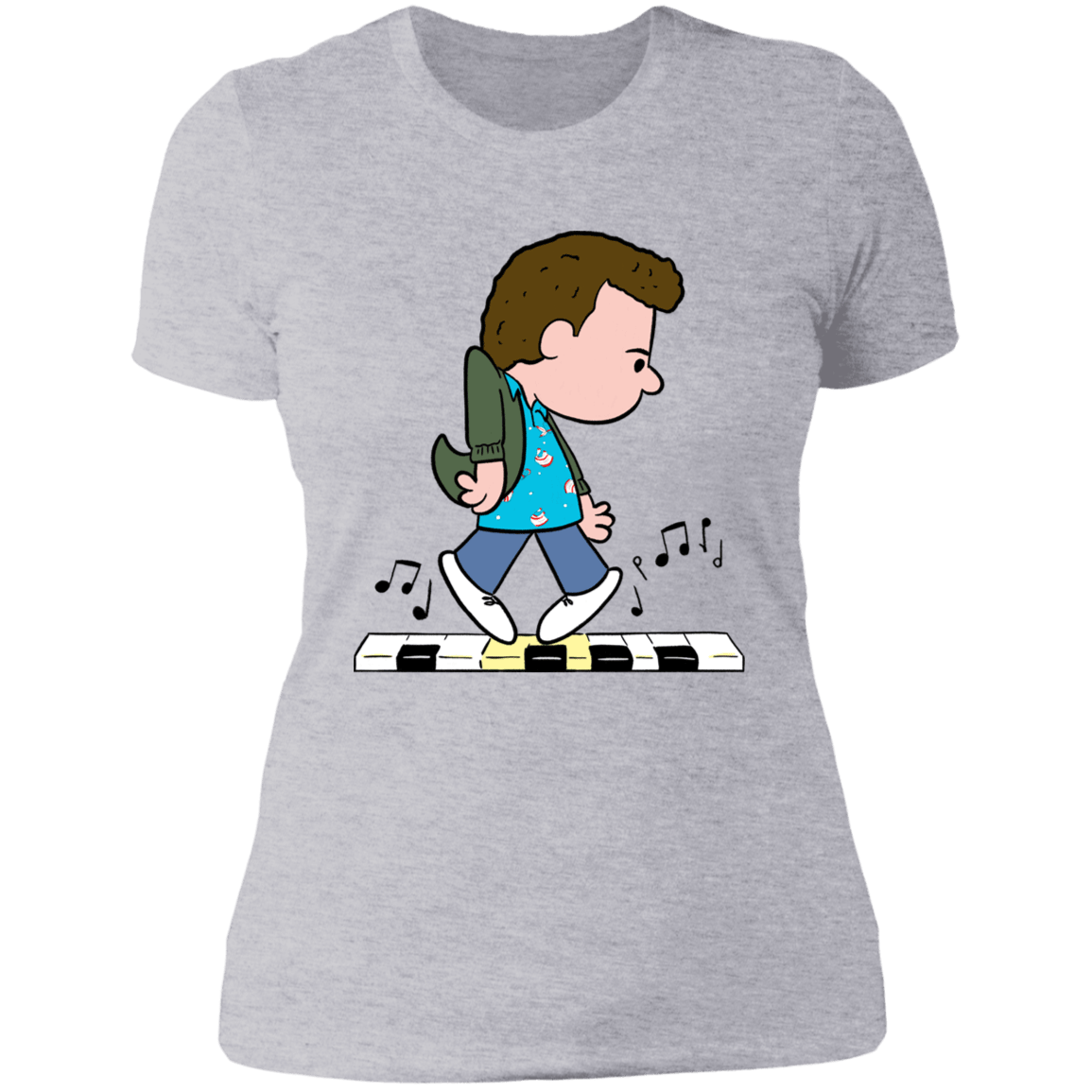 T-Shirts Heather Grey / S Big Sound Women's Premium T-Shirt