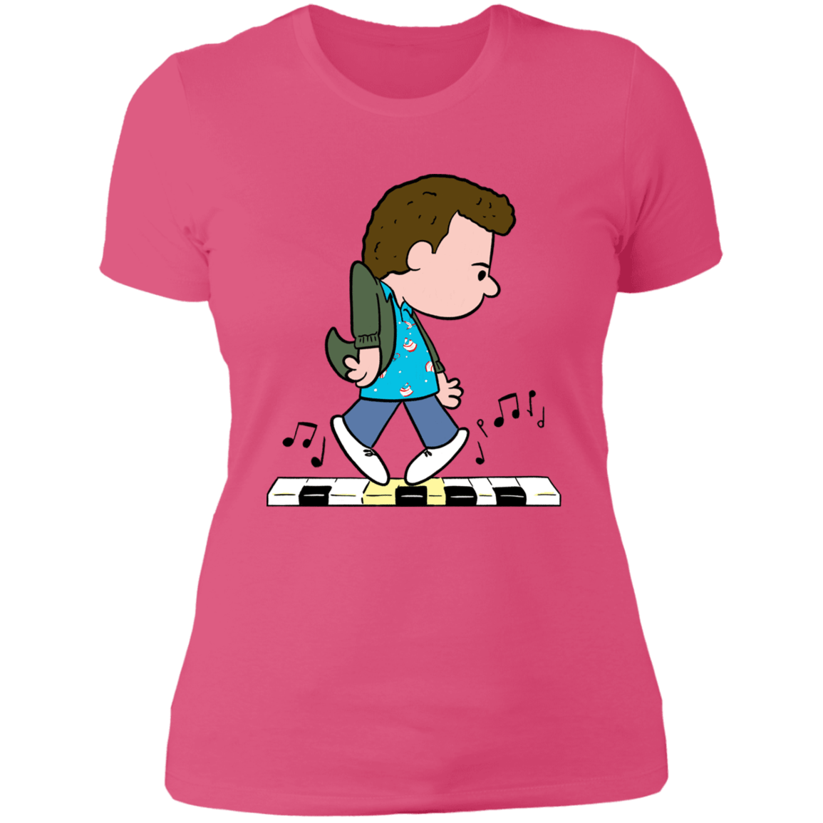 T-Shirts Hot Pink / S Big Sound Women's Premium T-Shirt