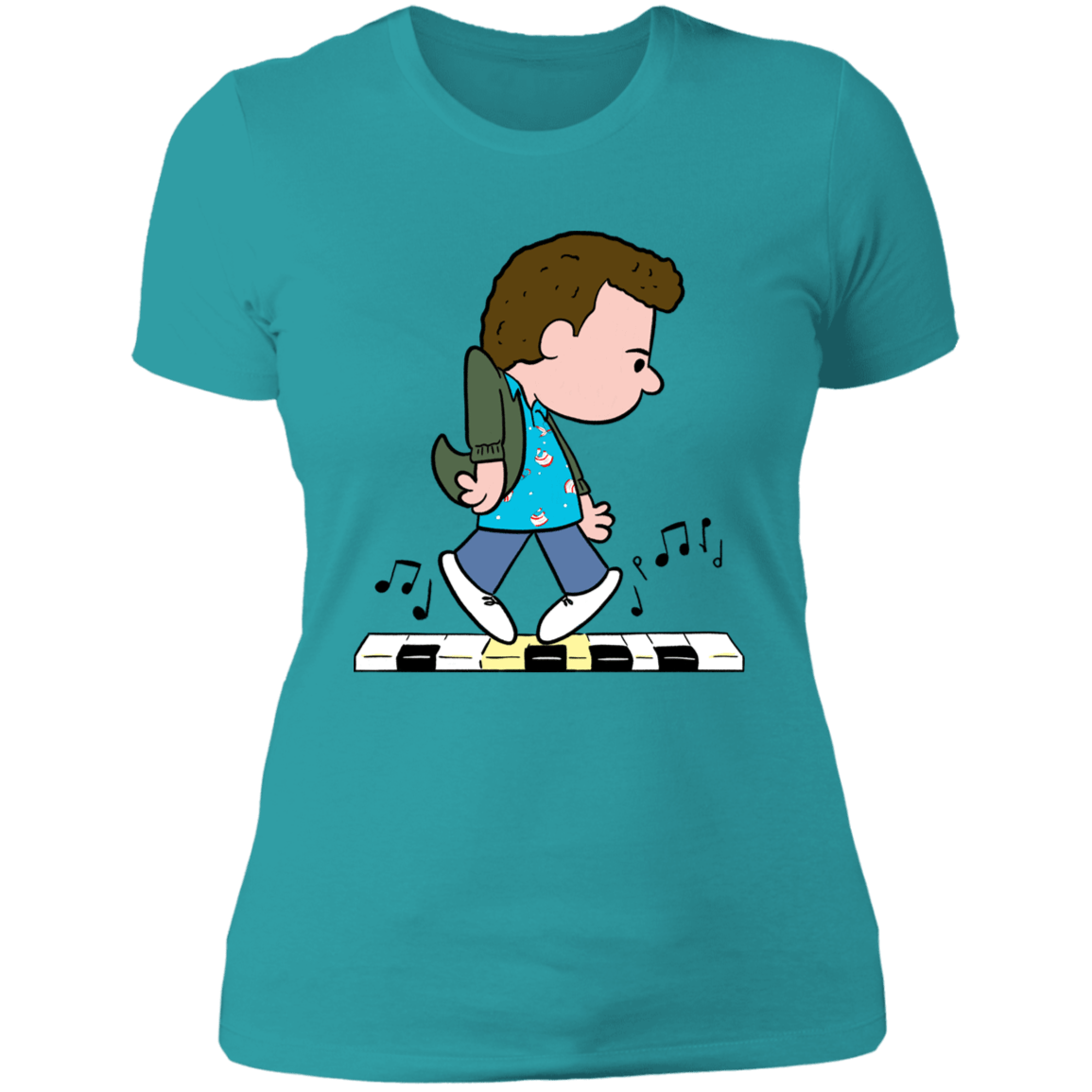 T-Shirts Tahiti Blue / S Big Sound Women's Premium T-Shirt