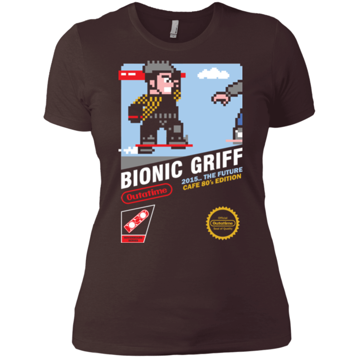 T-Shirts Dark Chocolate / X-Small Bionic Griff Women's Premium T-Shirt