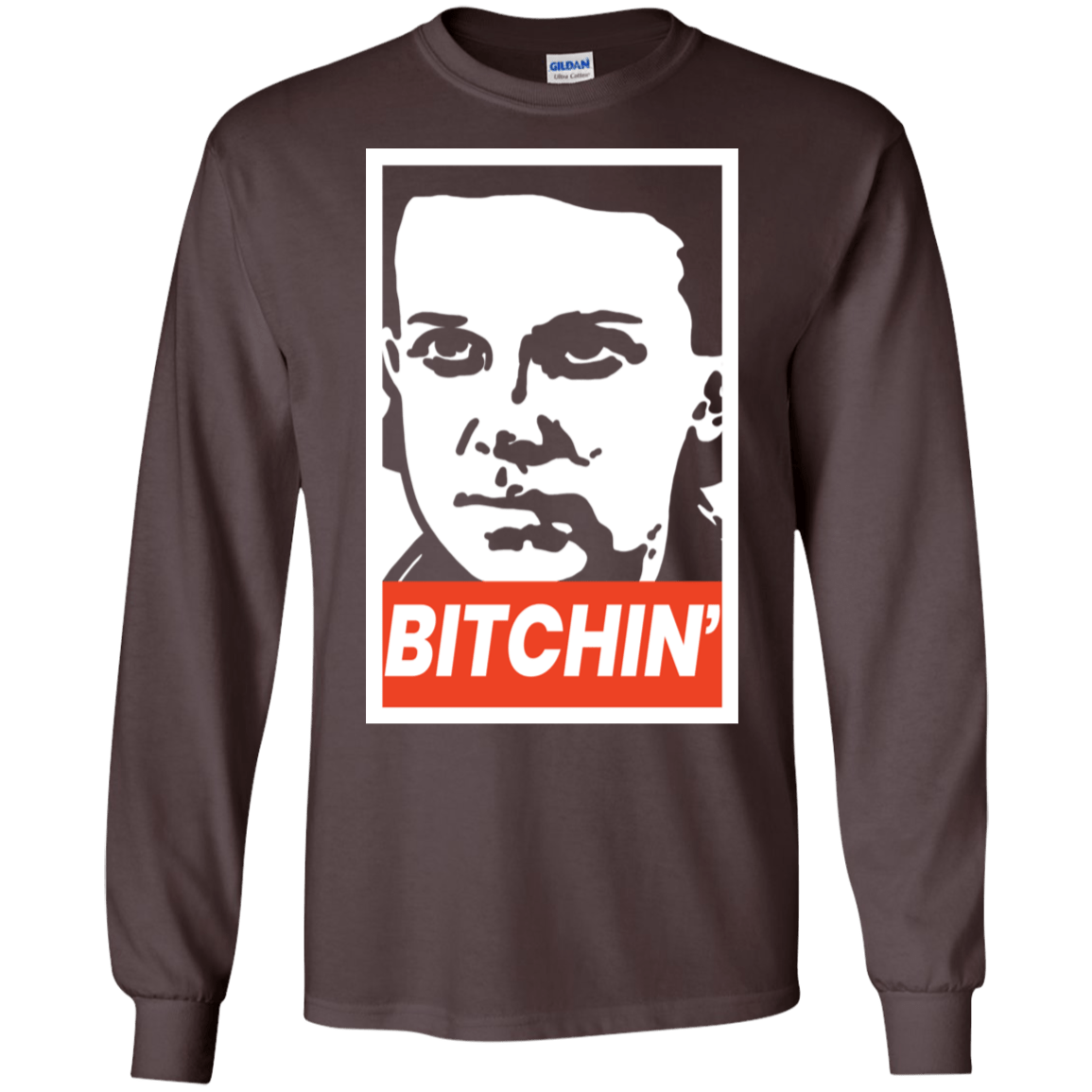 T-Shirts Dark Chocolate / S BITCHIN' Men's Long Sleeve T-Shirt