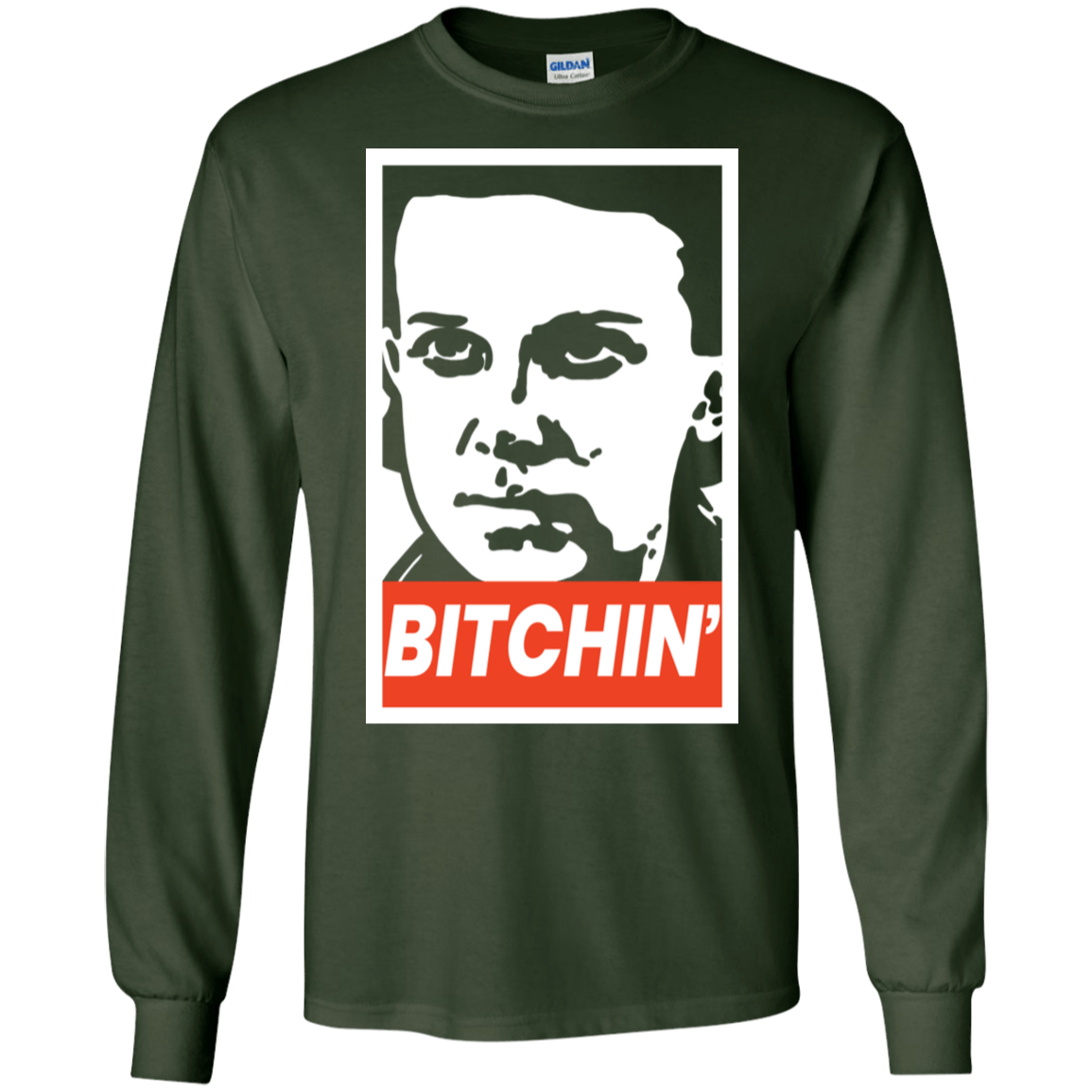 T-Shirts Forest Green / S BITCHIN' Men's Long Sleeve T-Shirt