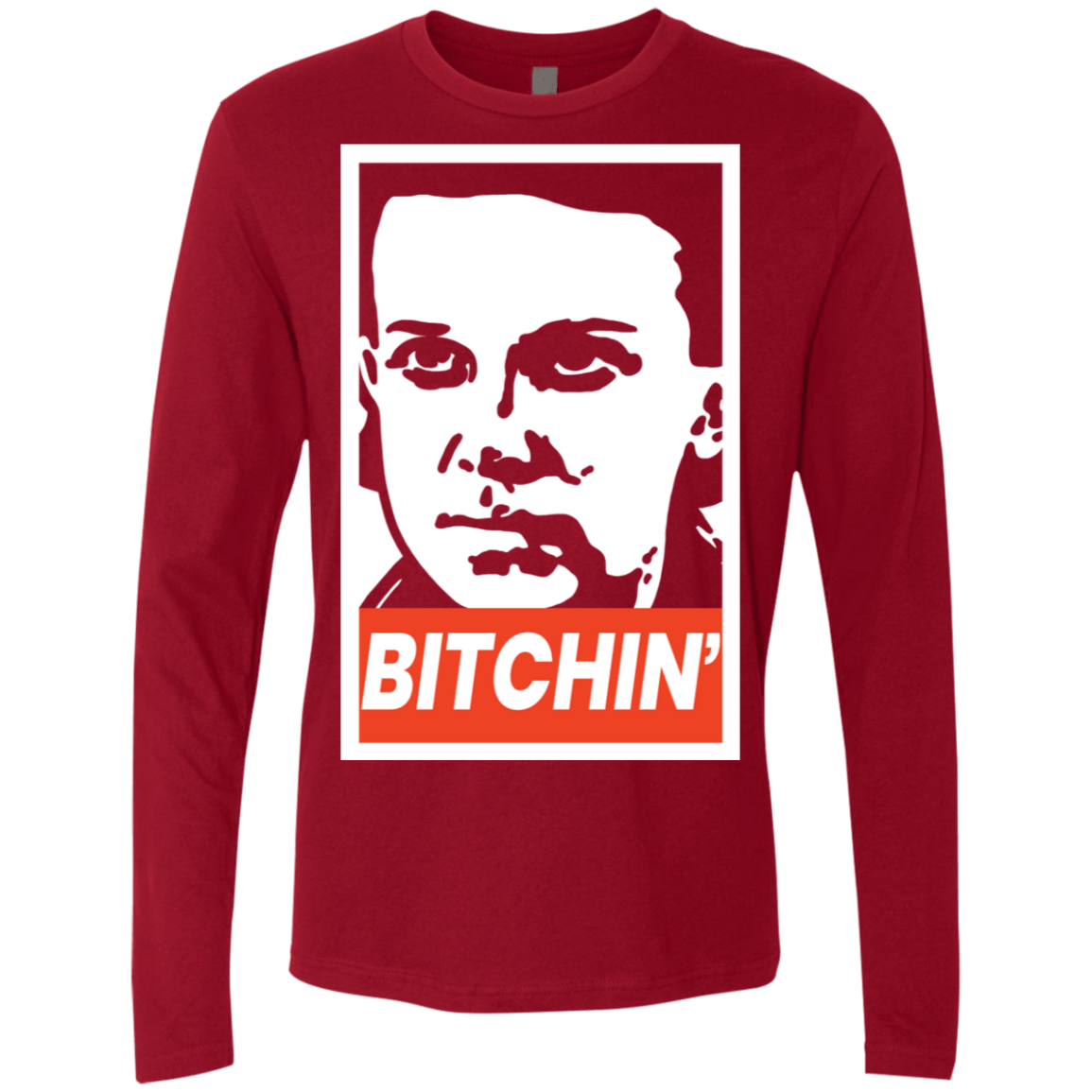 T-Shirts Cardinal / S BITCHIN' Men's Premium Long Sleeve