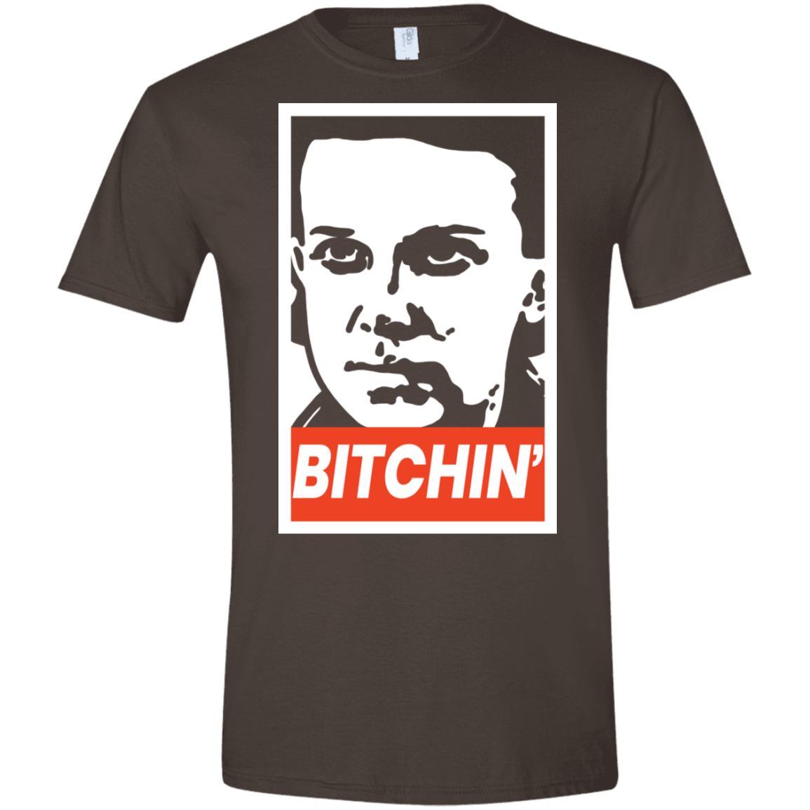 T-Shirts Dark Chocolate / S BITCHIN' Men's Semi-Fitted Softstyle