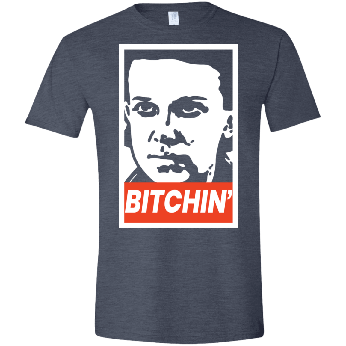 T-Shirts Heather Navy / S BITCHIN' Men's Semi-Fitted Softstyle