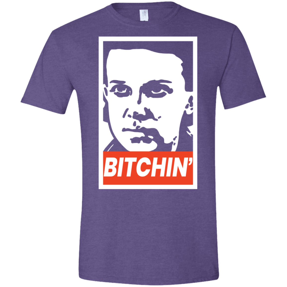 T-Shirts Heather Purple / S BITCHIN' Men's Semi-Fitted Softstyle