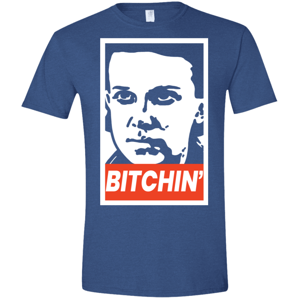 T-Shirts Heather Royal / X-Small BITCHIN' Men's Semi-Fitted Softstyle