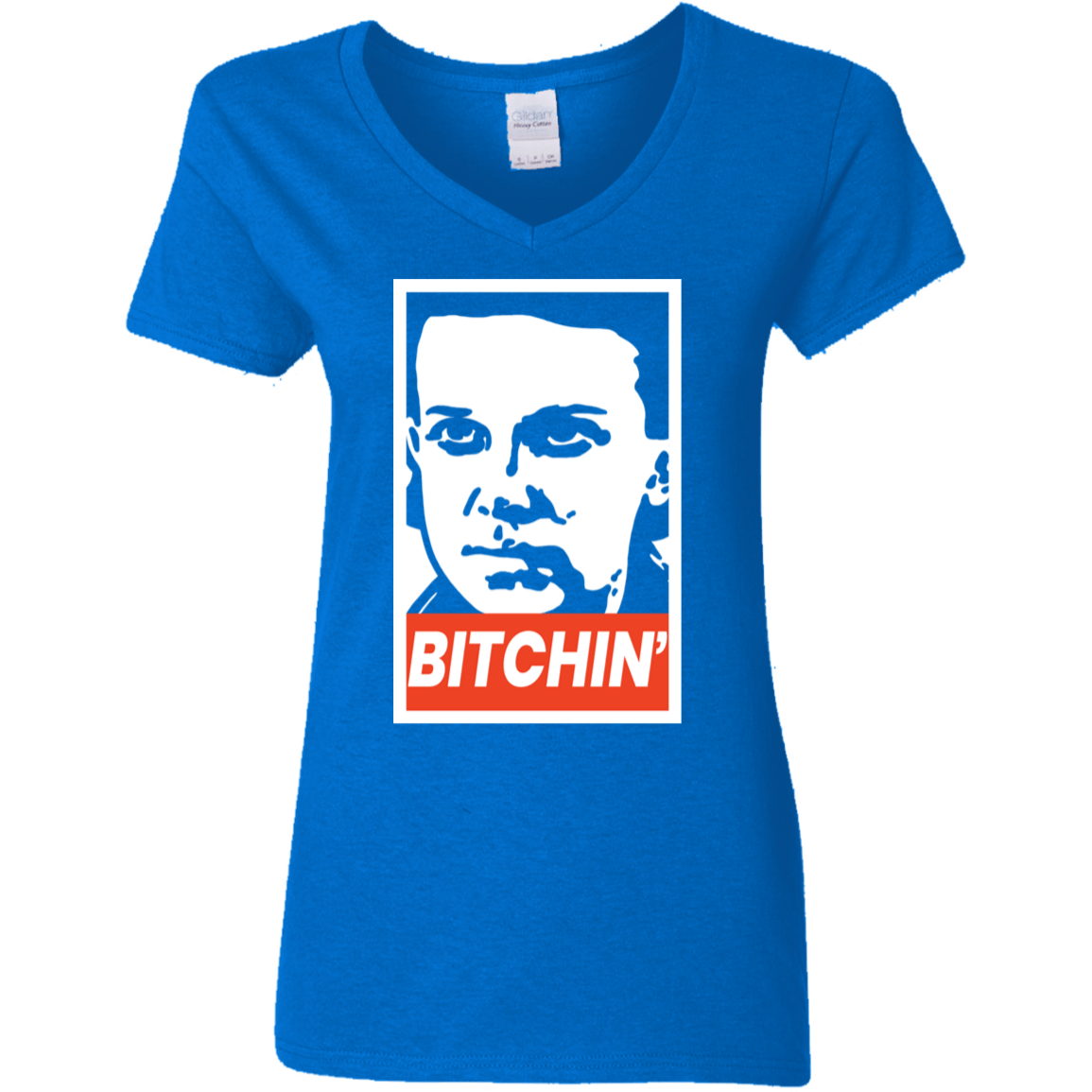 T-Shirts Royal / S BITCHIN' Women's V-Neck T-Shirt