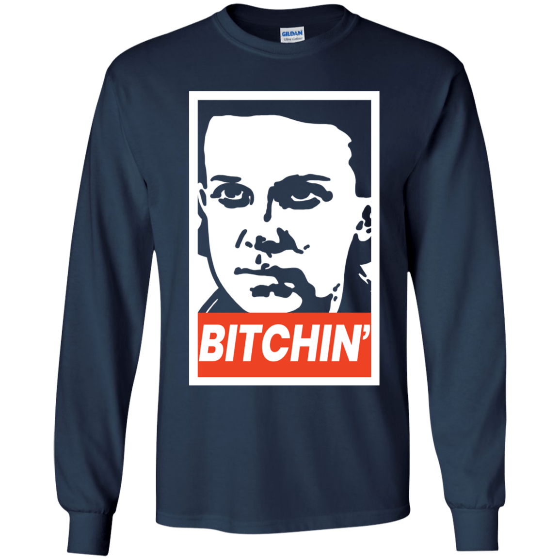 T-Shirts Navy / YS BITCHIN' Youth Long Sleeve T-Shirt