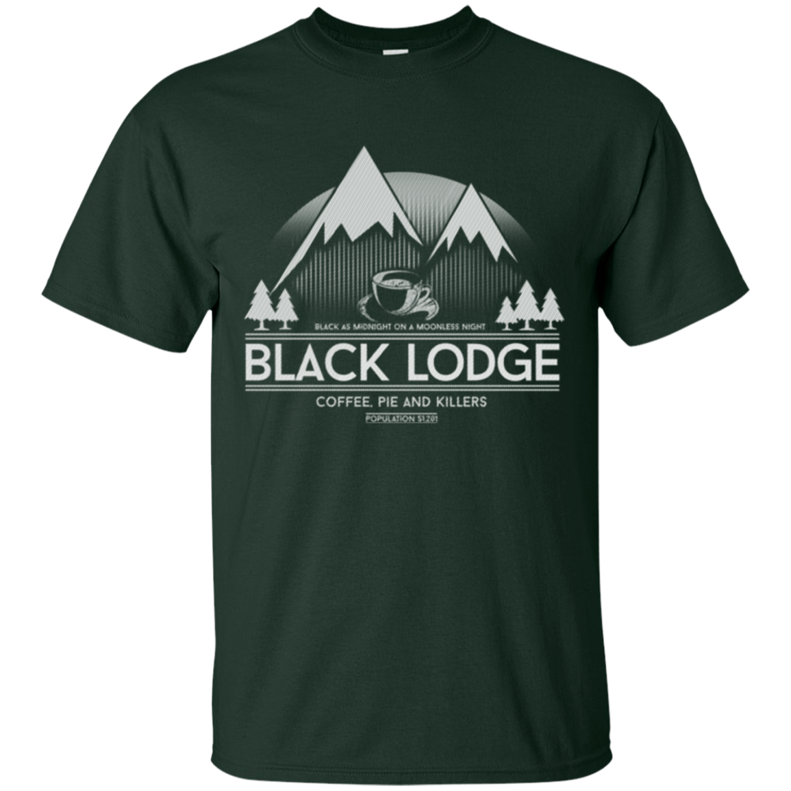 T-Shirts Forest Green / Small Black Lodge T-Shirt