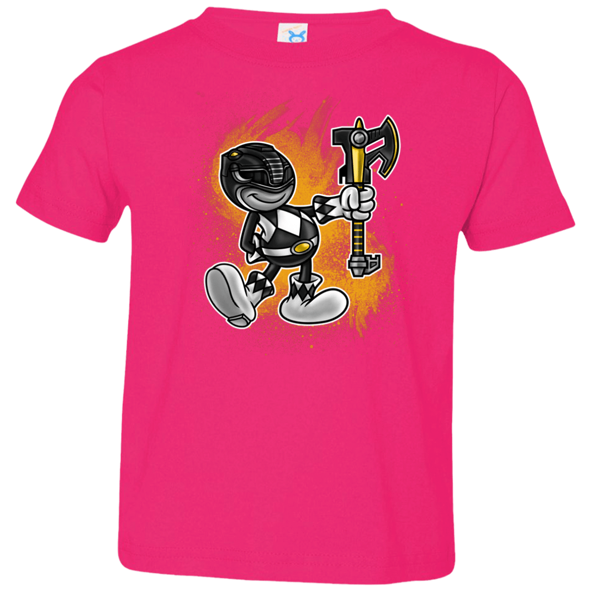 T-Shirts Hot Pink / 2T Black Ranger Artwork Toddler Premium T-Shirt