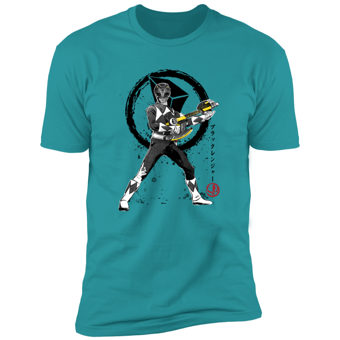 T-Shirts Tahiti Blue / S Black Ranger sumi-e Men's Premium T-Shirt