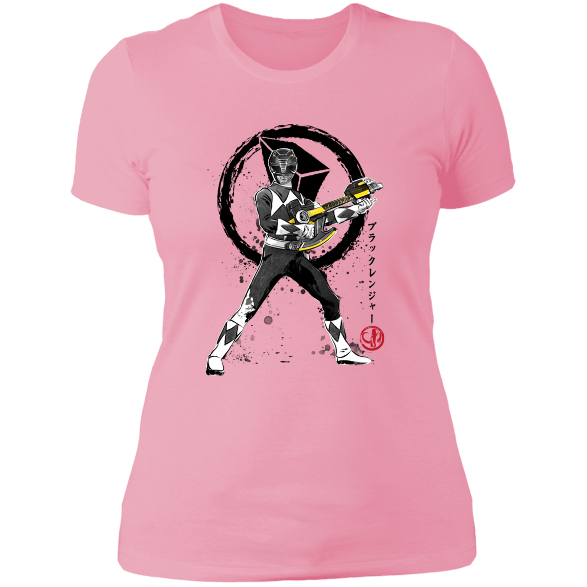 T-Shirts Light Pink / S Black Ranger sumi-e Women's Premium T-Shirt