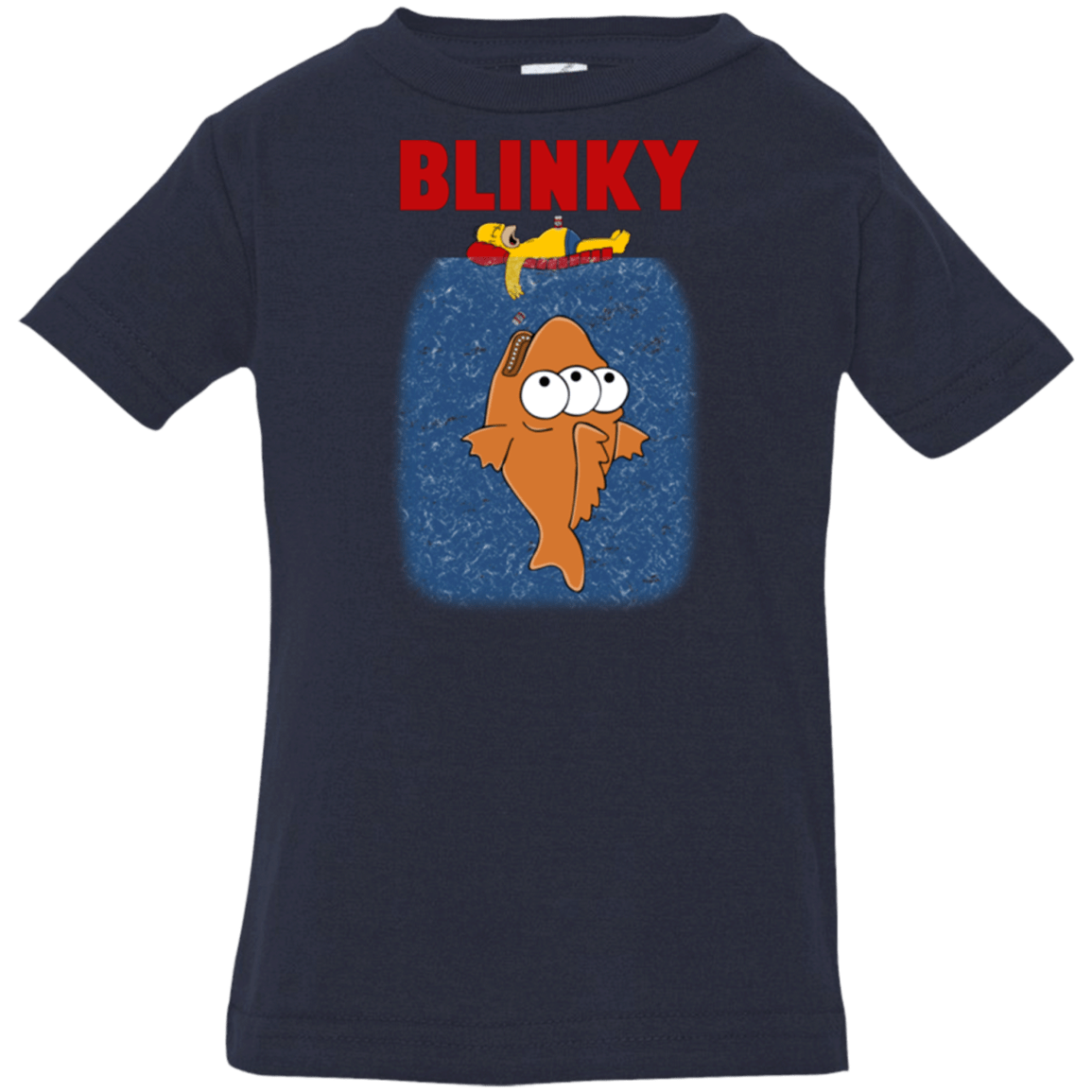 T-Shirts Navy / 6 Months Blinky Jaws Infant PremiumT-Shirt