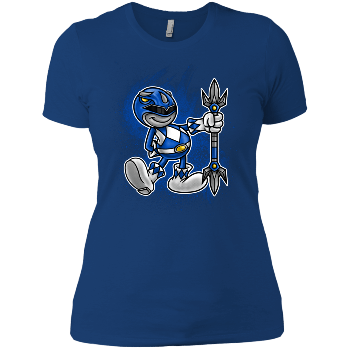 T-Shirts Royal / X-Small Blue Ranger Artwork Women's Premium T-Shirt