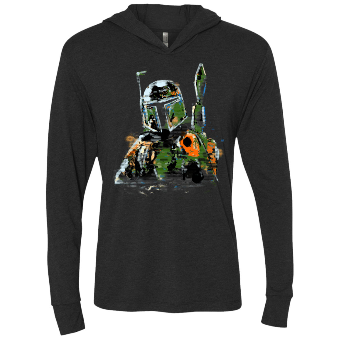 T-Shirts Vintage Black / X-Small Bobartistic Triblend Long Sleeve Hoodie Tee