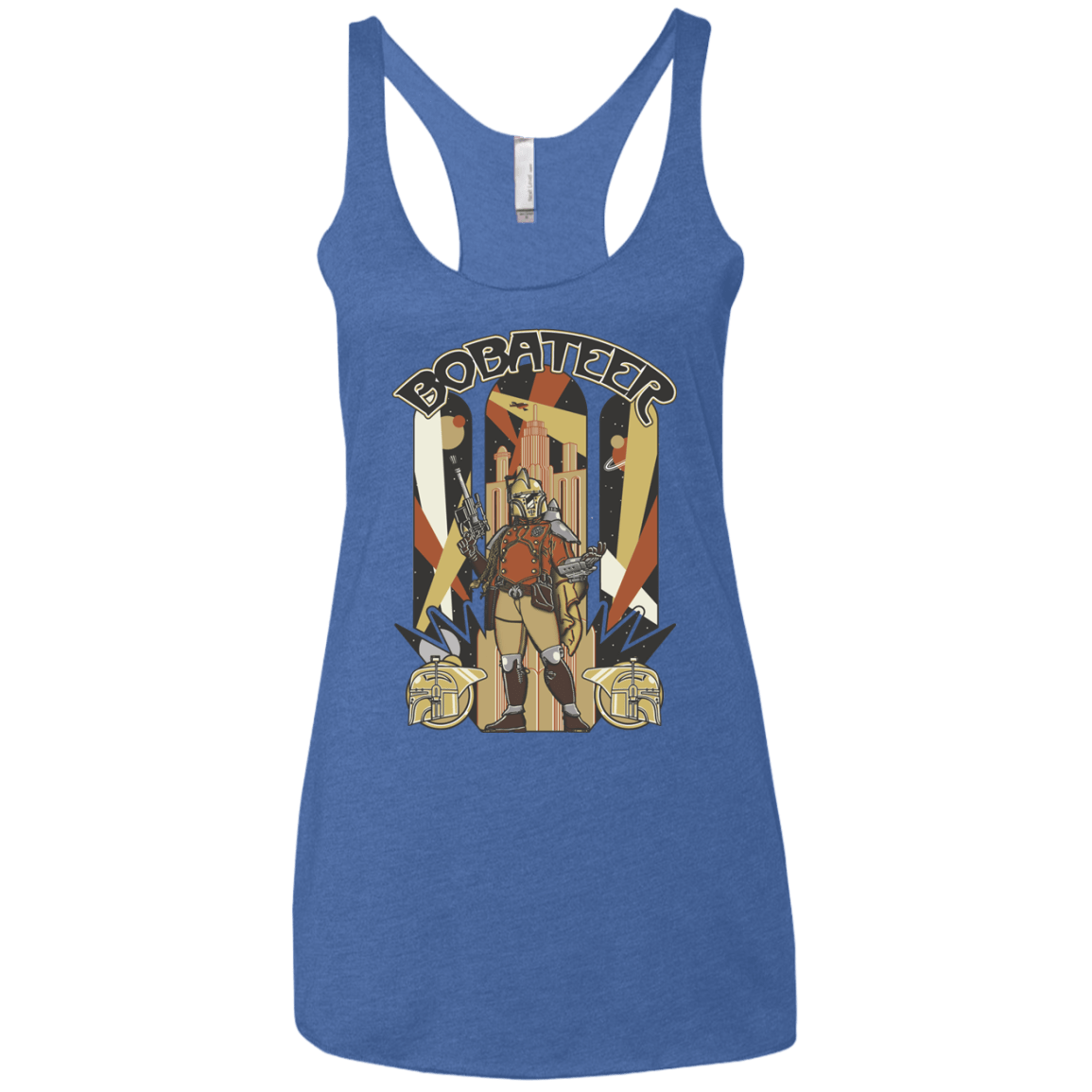 T-Shirts Vintage Royal / X-Small Bobateer Women's Triblend Racerback Tank
