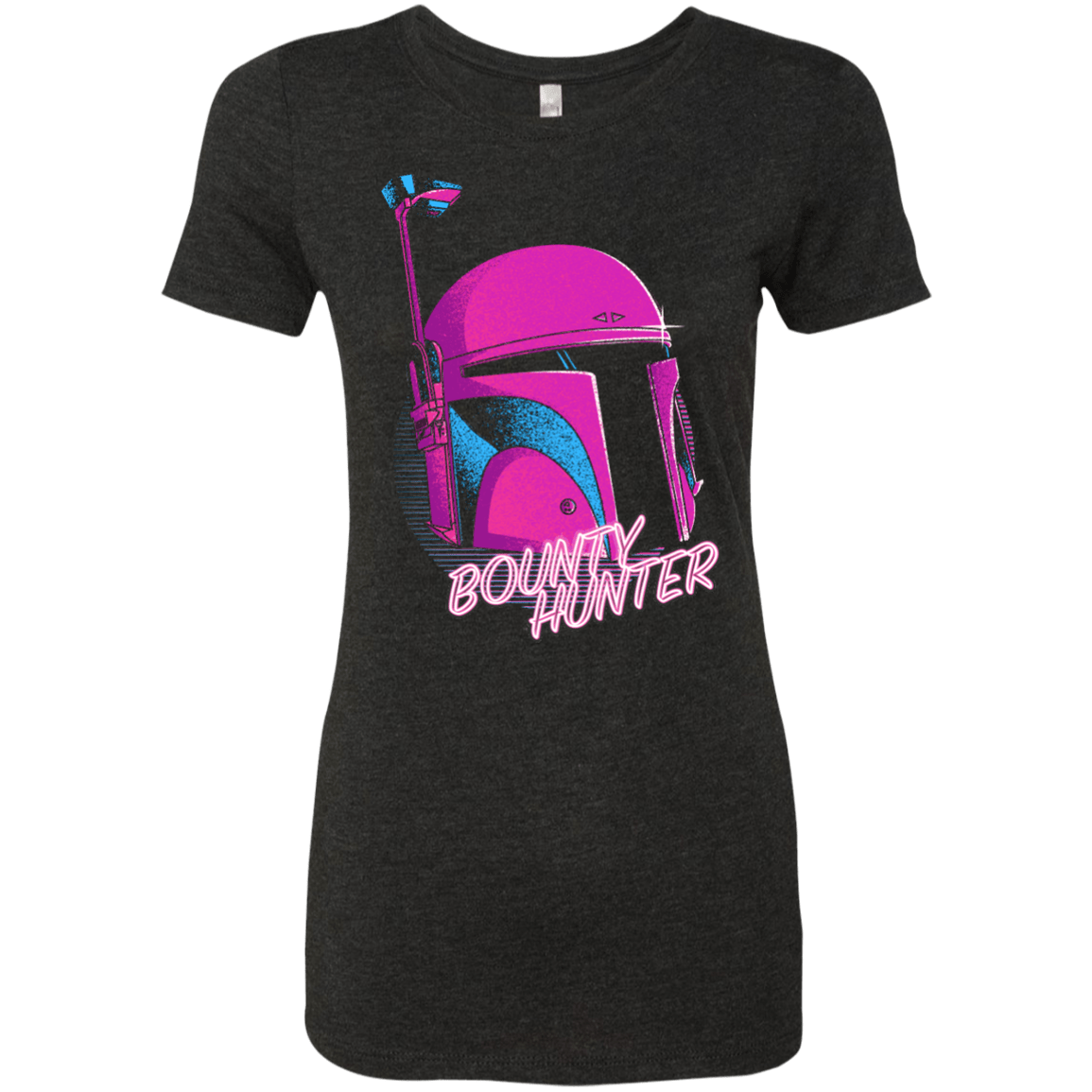 T-Shirts Vintage Black / Small Bobba Helmet 80's Women's Triblend T-Shirt