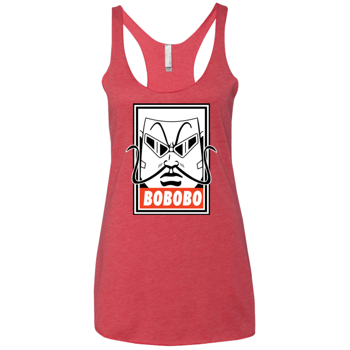 T-Shirts Vintage Red / X-Small Bobobey Women's Triblend Racerback Tank