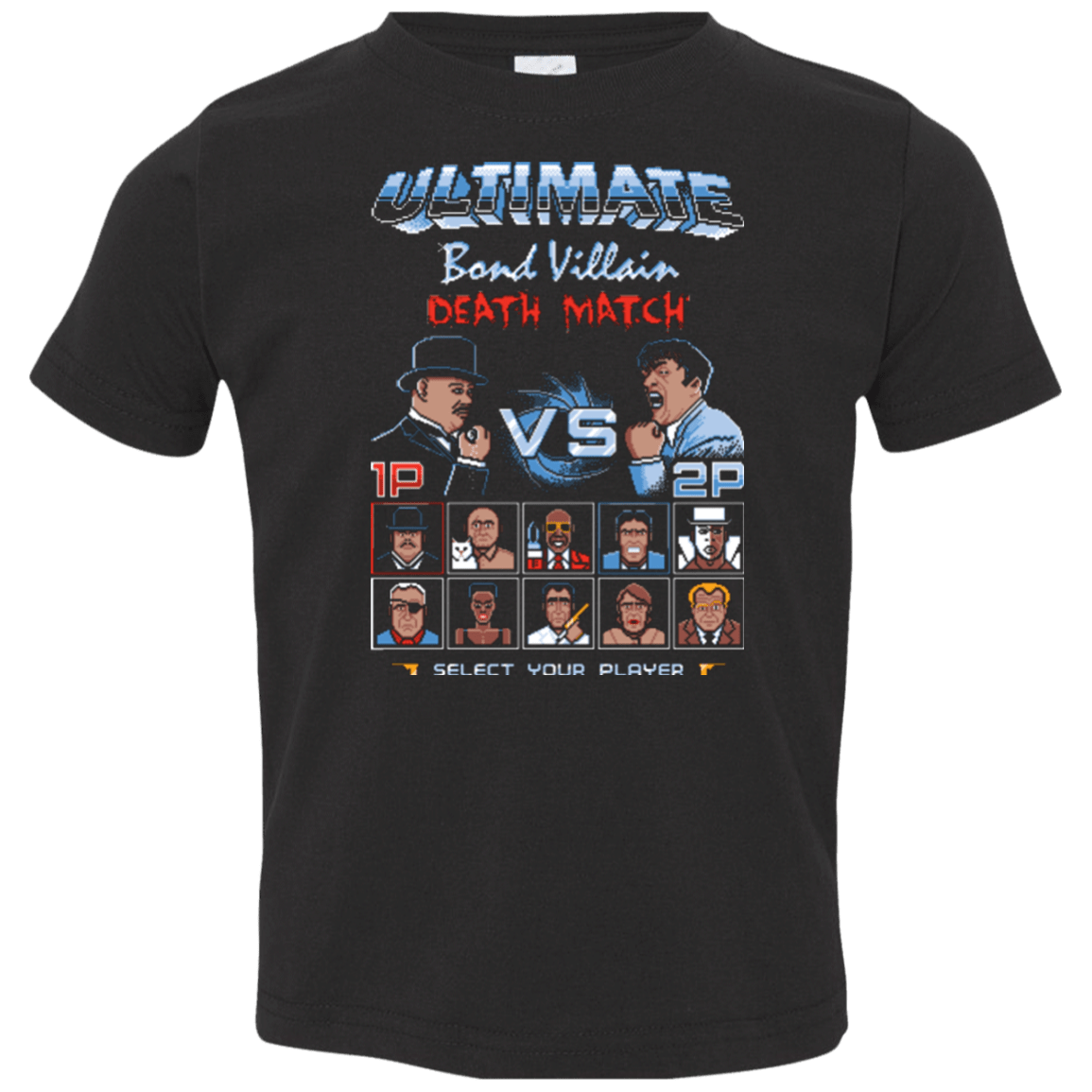 T-Shirts Black / 2T Bond Villain Death Match Toddler Premium T-Shirt