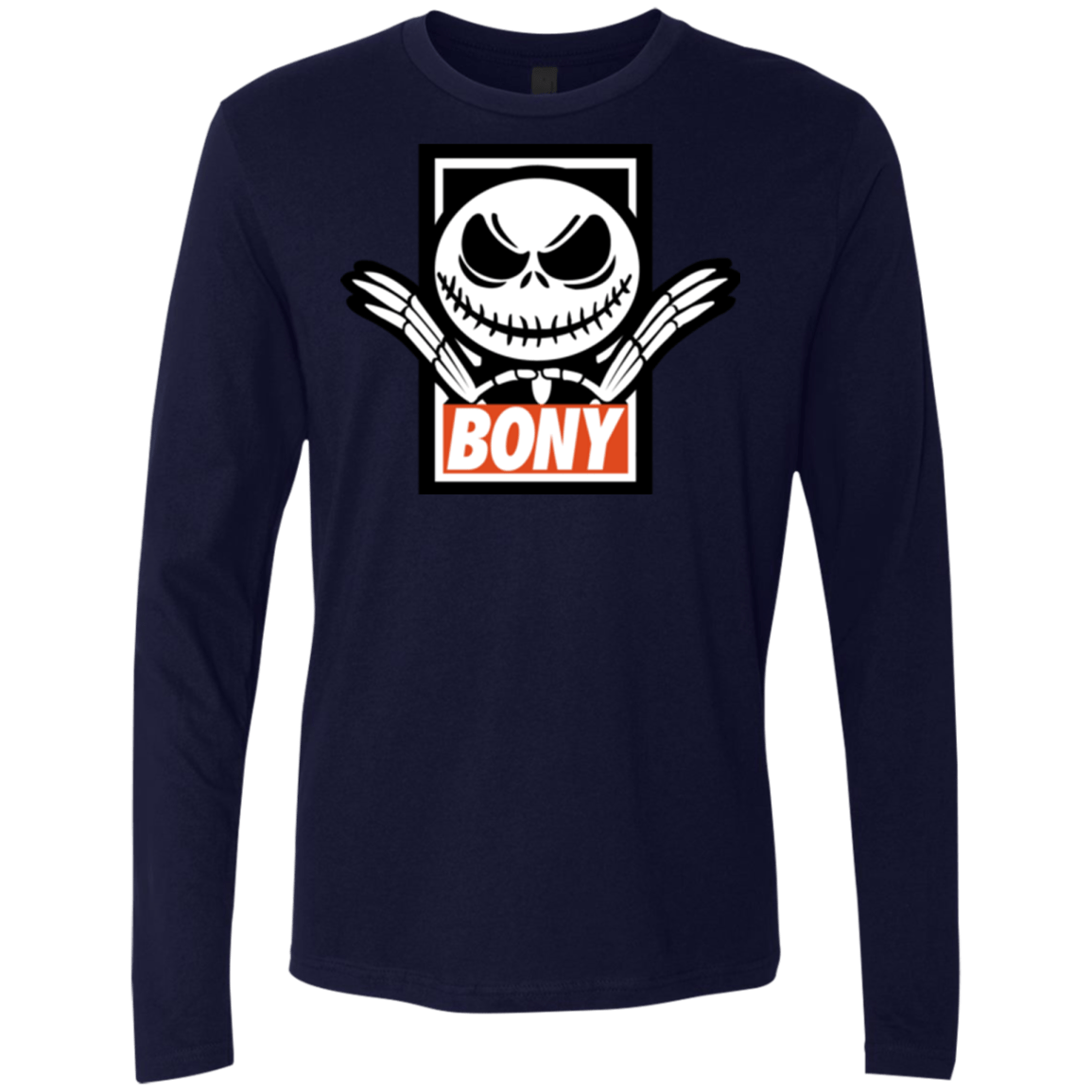 T-Shirts Midnight Navy / Small BONY Men's Premium Long Sleeve