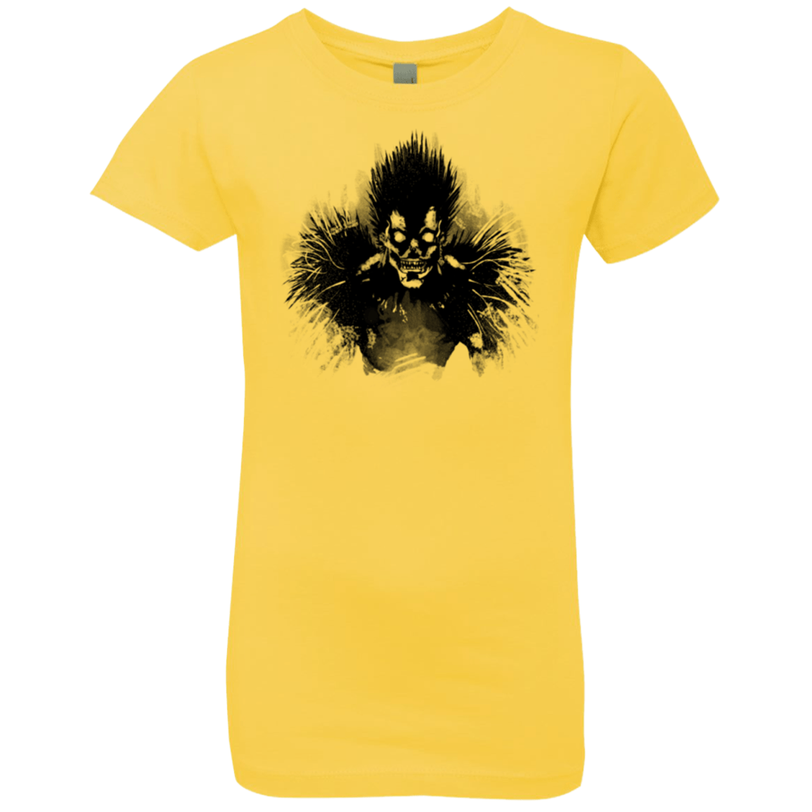 T-Shirts Vibrant Yellow / YXS Bored Shinigami Girls Premium T-Shirt
