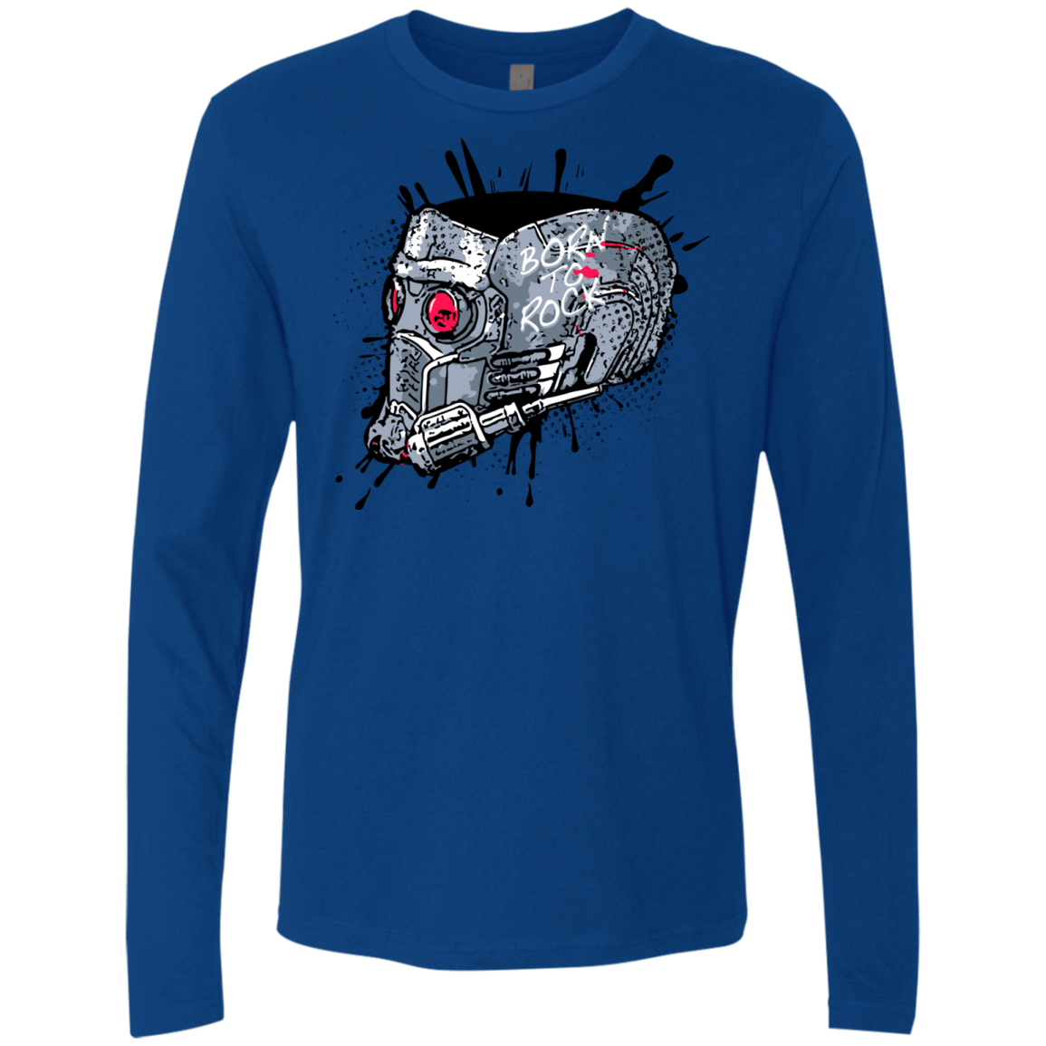 T-Shirts Royal / Small Born to Rock Men's Premium Long Sleeve