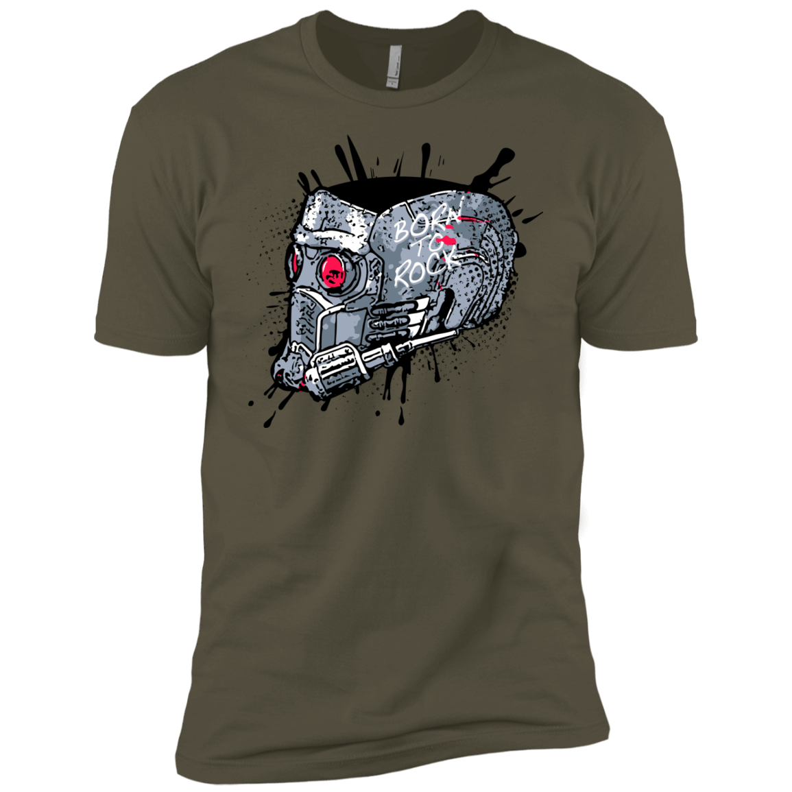 T-Shirts Military Green / X-Small Born to Rock Men's Premium T-Shirt