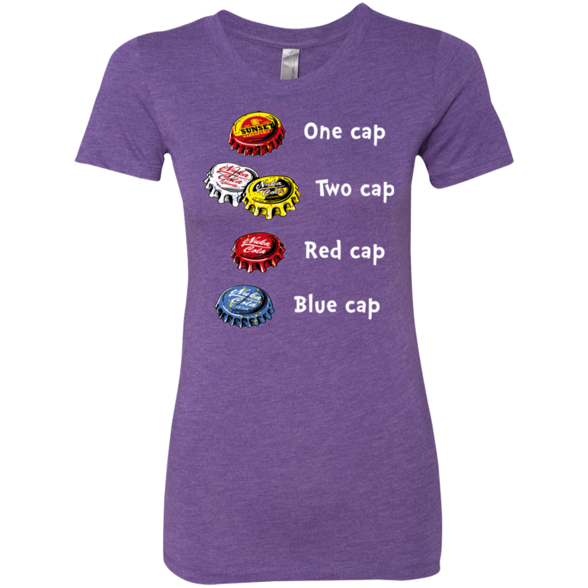 T-Shirts Purple Rush / Small Bottle Caps Fever Women's Triblend T-Shirt