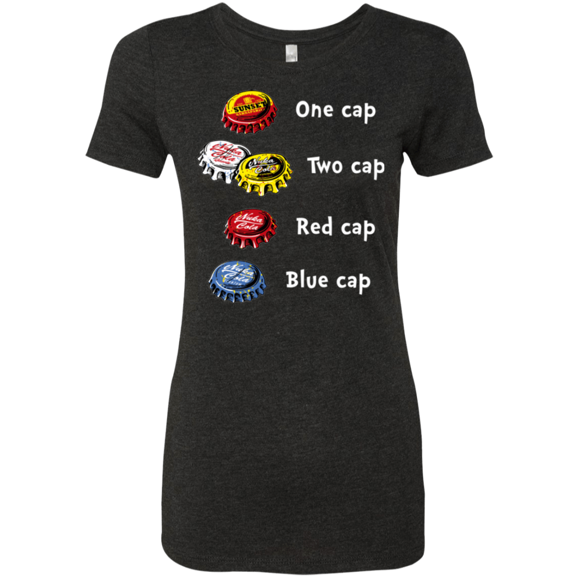 T-Shirts Vintage Black / Small Bottle Caps Fever Women's Triblend T-Shirt