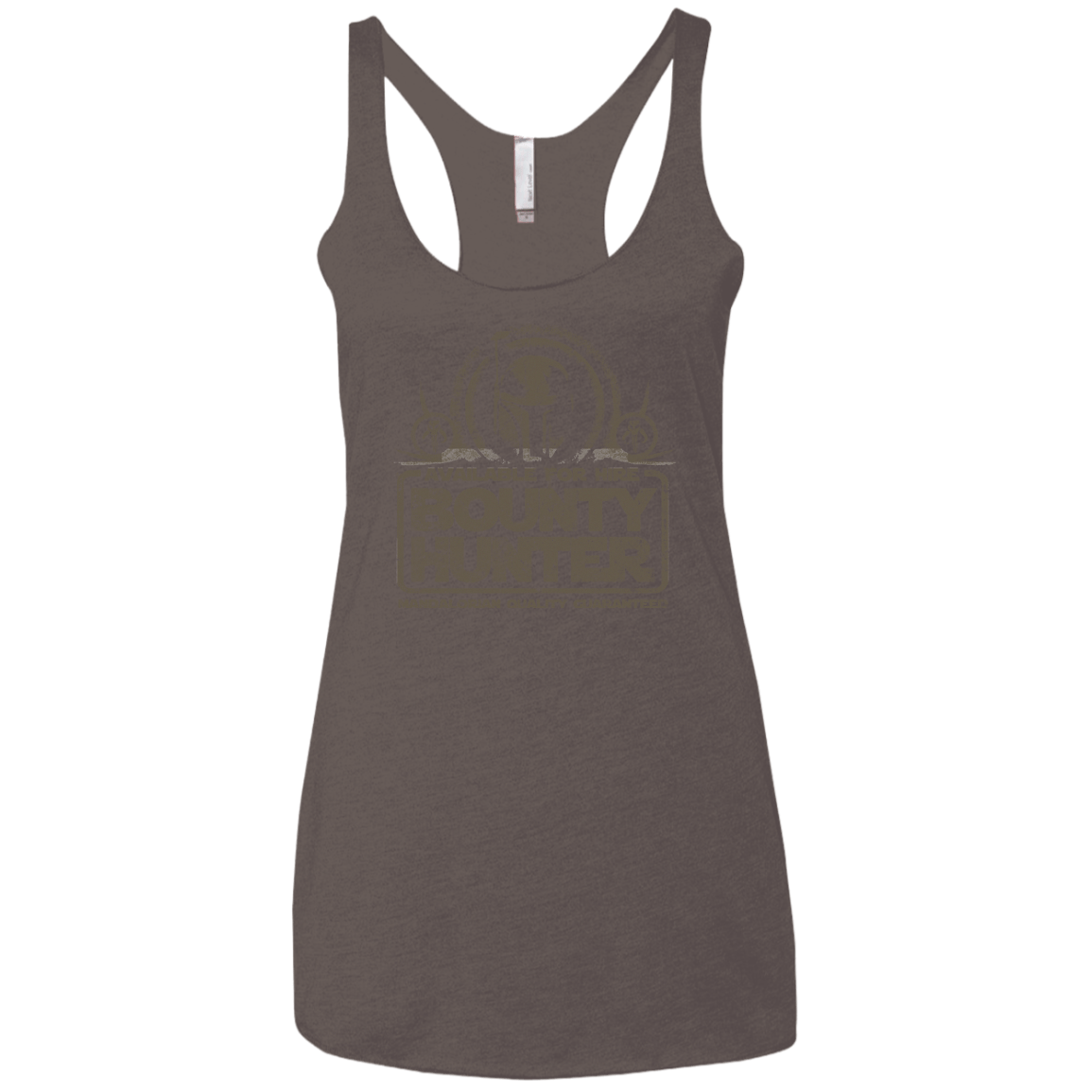 T-Shirts Macchiato / X-Small bounty hunter 2 Women's Triblend Racerback Tank