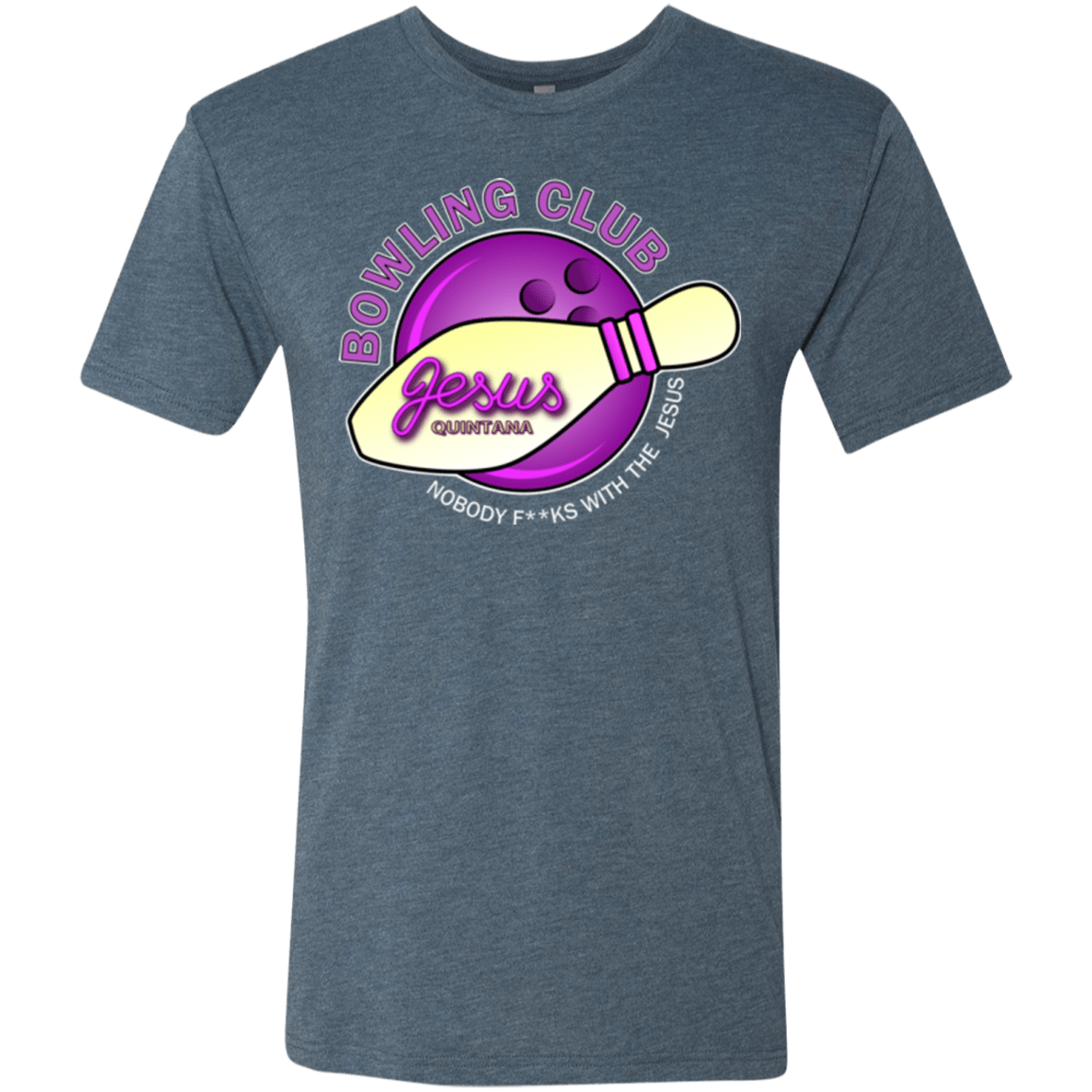T-Shirts Indigo / Small Bowling club Men's Triblend T-Shirt