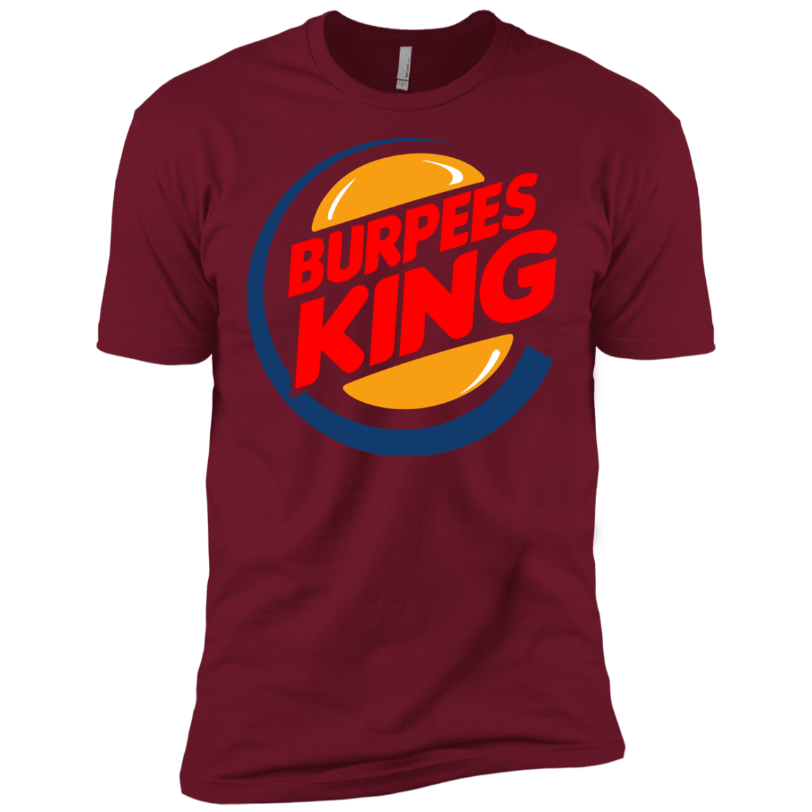 T-Shirts Cardinal / X-Small Burpees King Men's Premium T-Shirt
