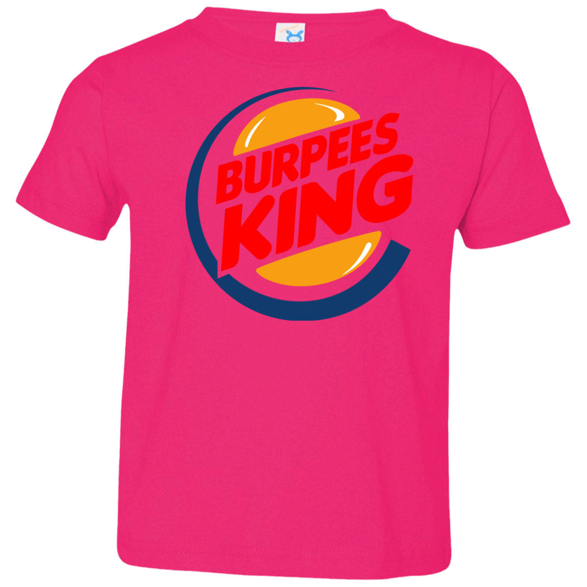 T-Shirts Hot Pink / 2T Burpees King Toddler Premium T-Shirt