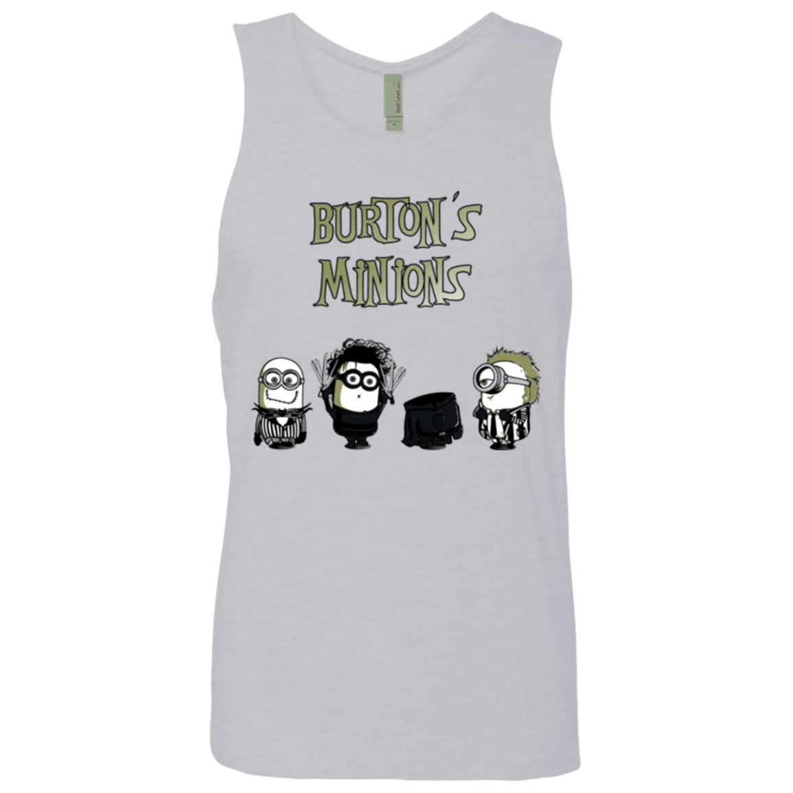 T-Shirts Heather Grey / Small Burton's Minions Men's Premium Tank Top