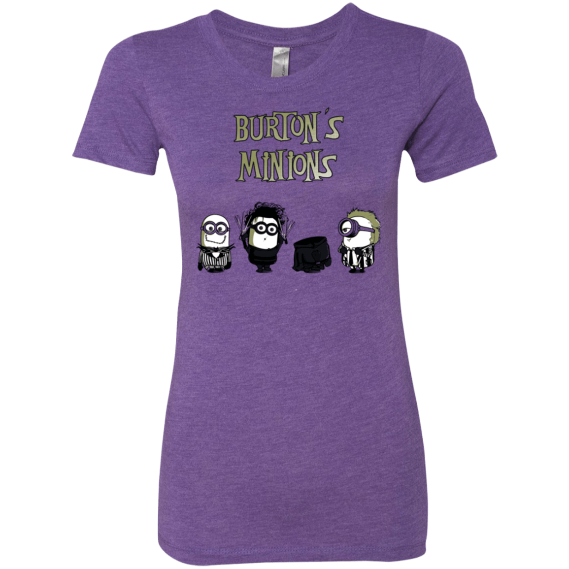T-Shirts Purple Rush / Small Burton's Minions Women's Triblend T-Shirt