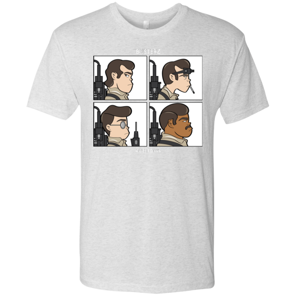 T-Shirts Heather White / Small Busterz Men's Triblend T-Shirt