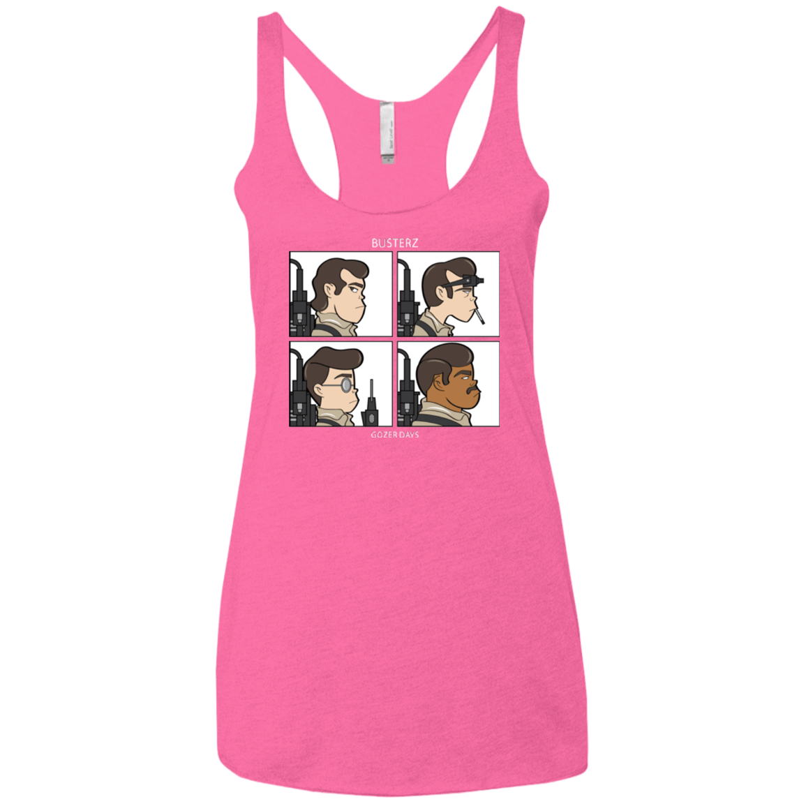 T-Shirts Vintage Pink / X-Small Busterz Women's Triblend Racerback Tank