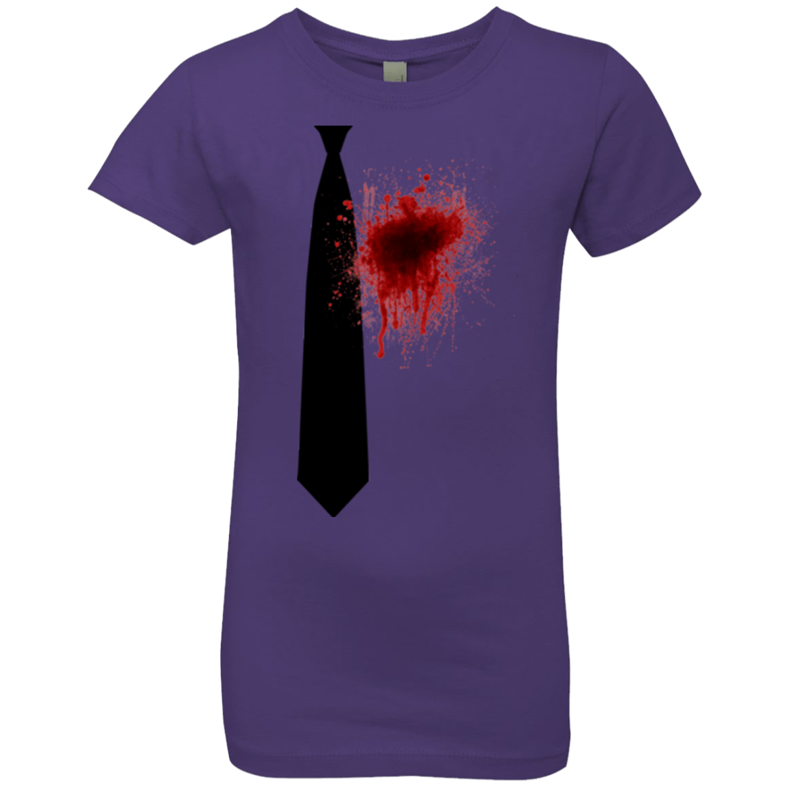 T-Shirts Purple Rush / YXS Butcher tie Girls Premium T-Shirt