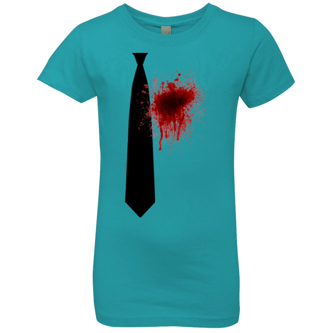 T-Shirts Tahiti Blue / YXS Butcher tie Girls Premium T-Shirt