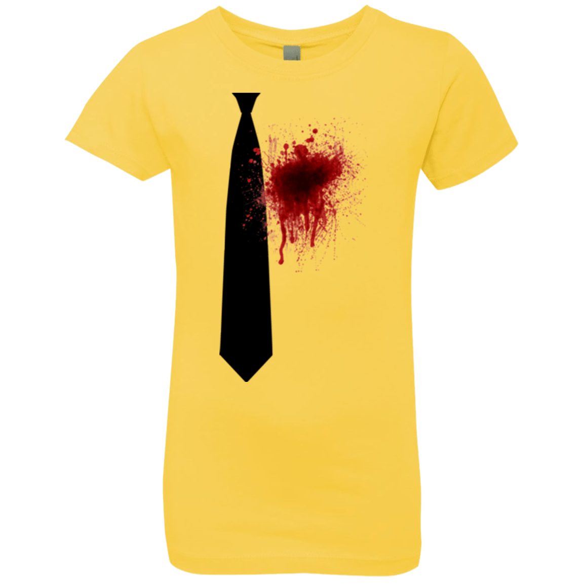 T-Shirts Vibrant Yellow / YXS Butcher tie Girls Premium T-Shirt