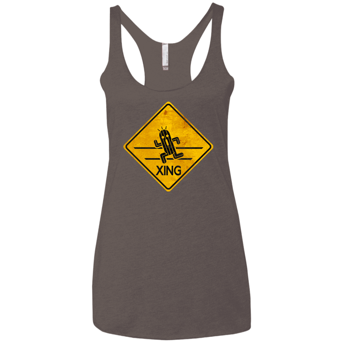 T-Shirts Macchiato / X-Small Cactuar Crossing Women's Triblend Racerback Tank