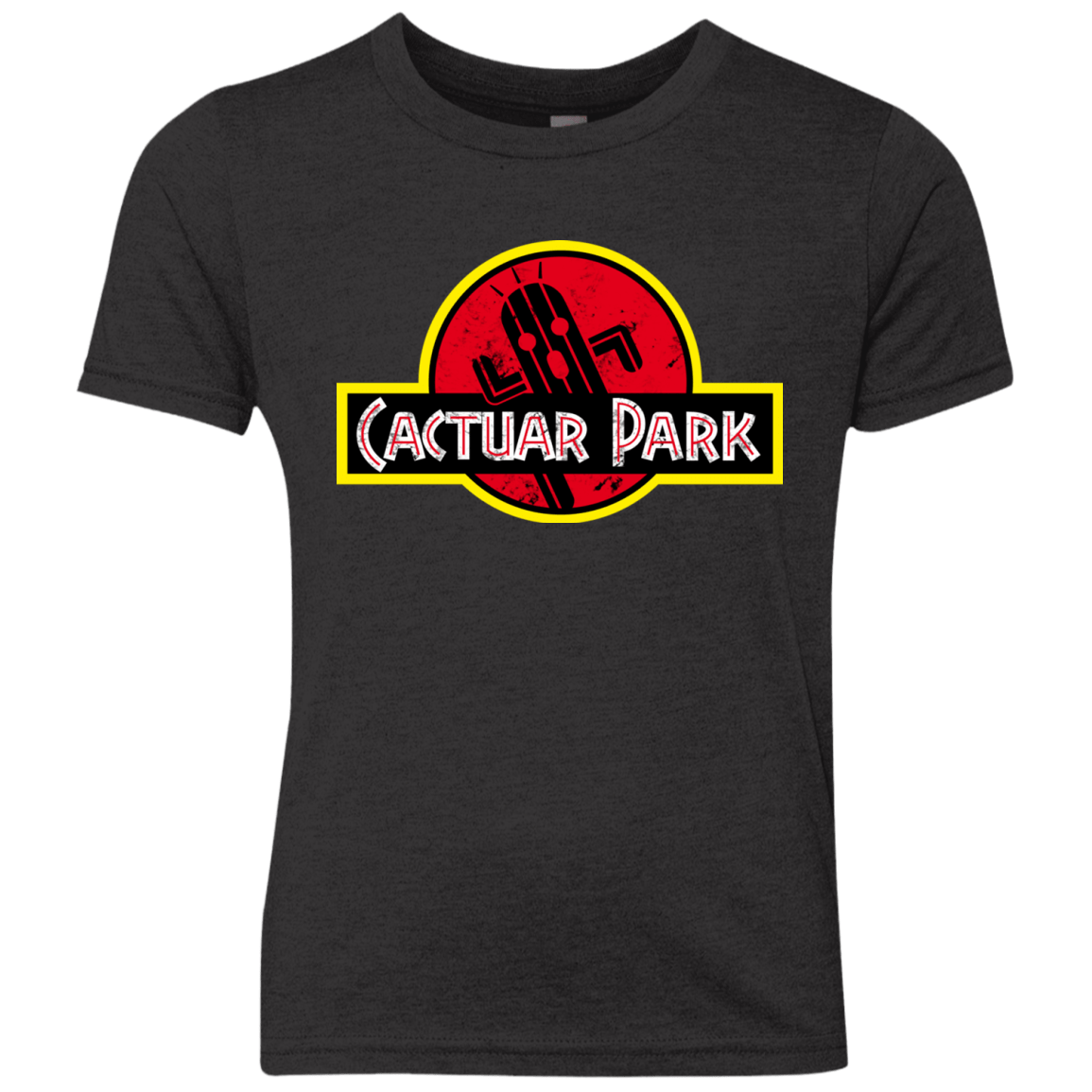 T-Shirts Vintage Black / YXS Cactuar Park Youth Triblend T-Shirt