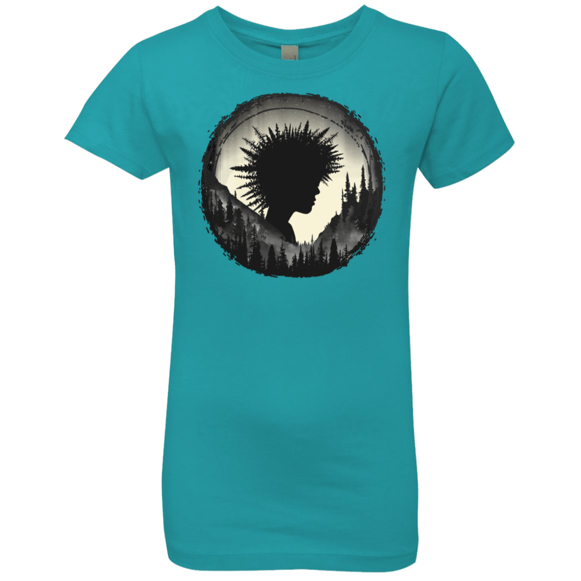 T-Shirts Tahiti Blue / YXS Camp Hair Girls Premium T-Shirt