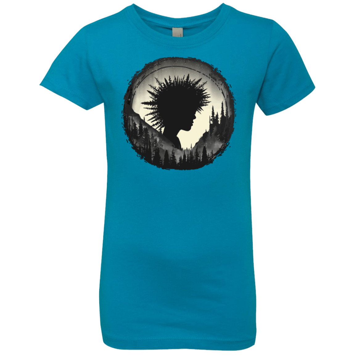 T-Shirts Turquoise / YXS Camp Hair Girls Premium T-Shirt