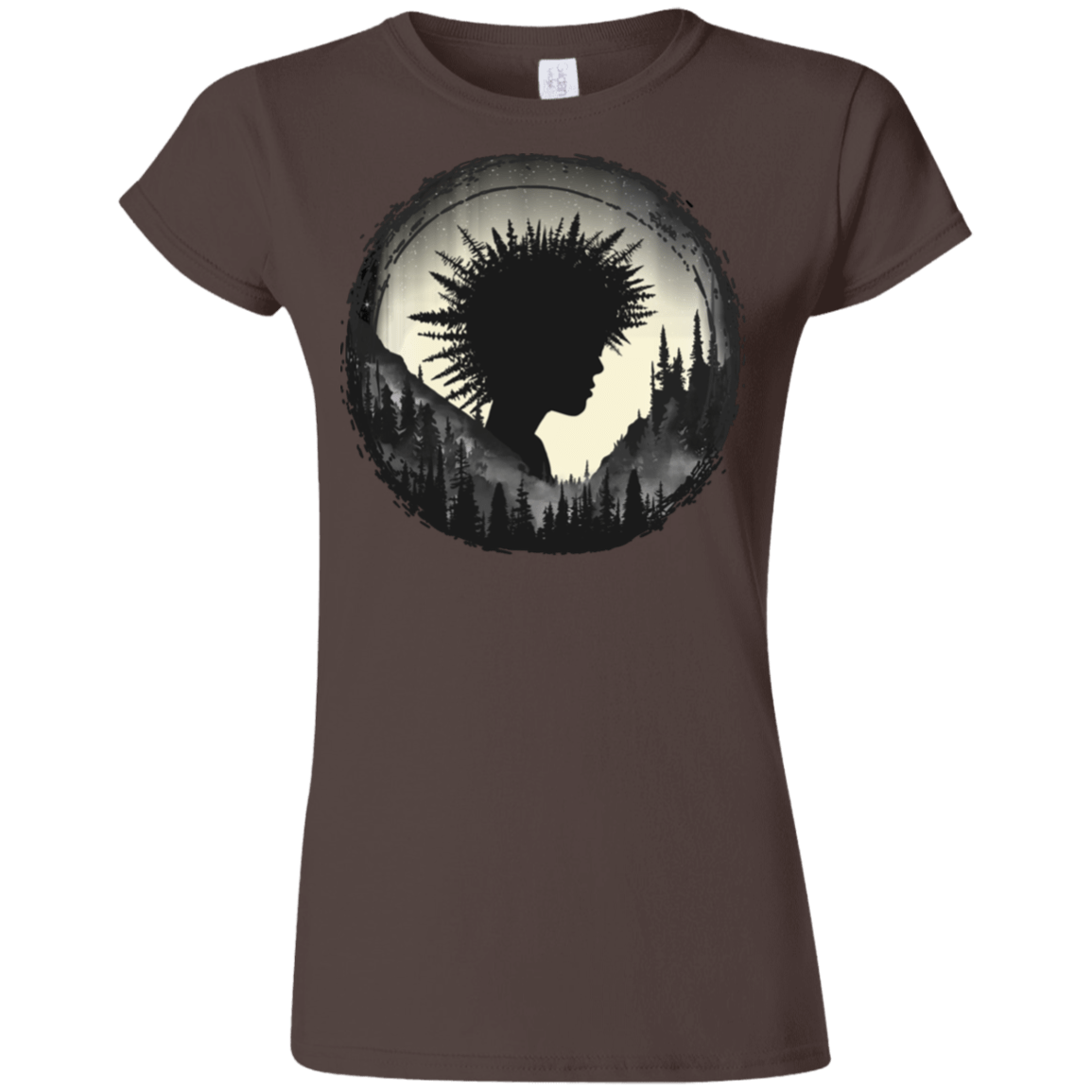 T-Shirts Dark Chocolate / S Camp Hair Junior Slimmer-Fit T-Shirt