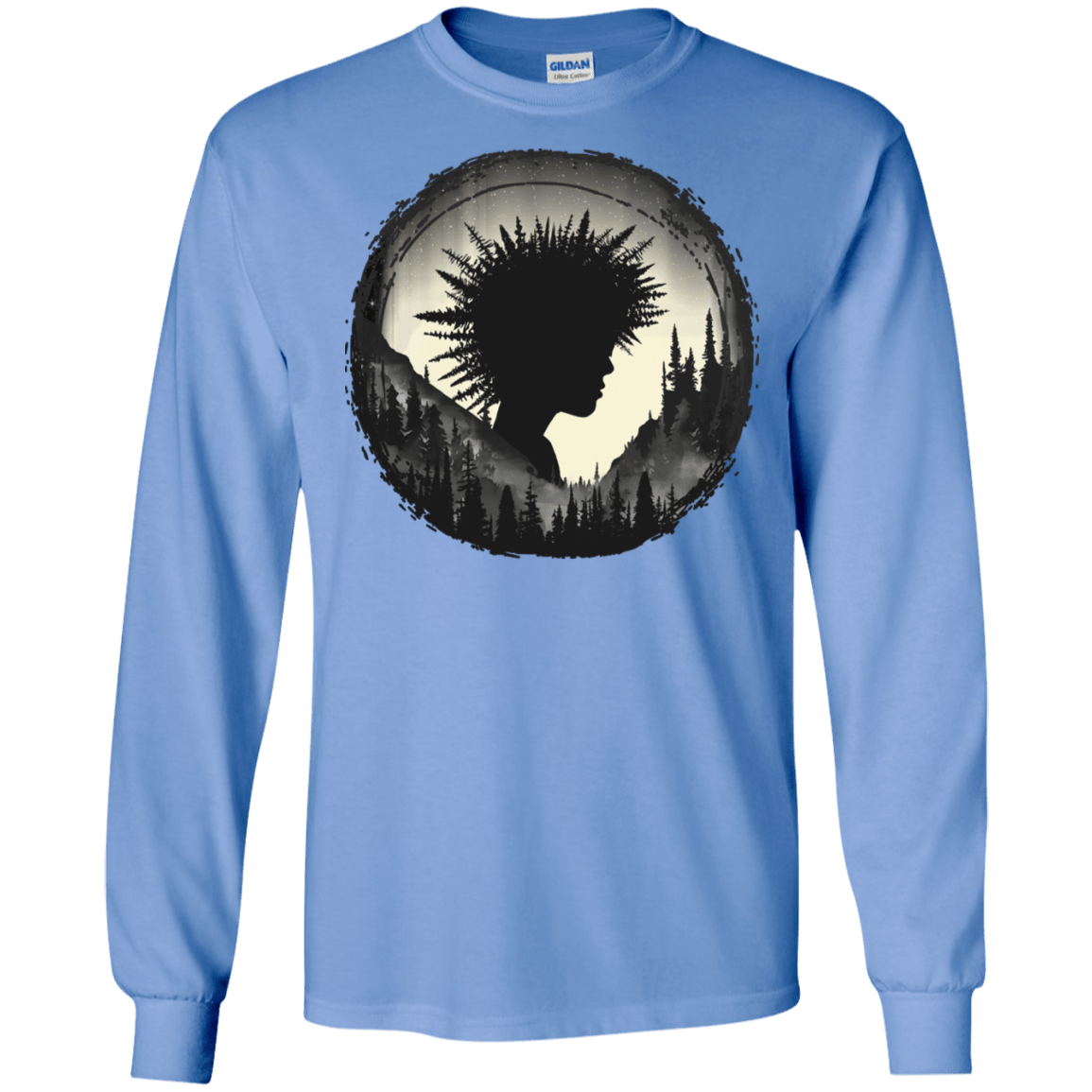 T-Shirts Carolina Blue / S Camp Hair Men's Long Sleeve T-Shirt