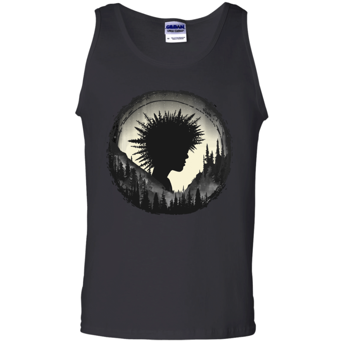 T-Shirts Black / S Camp Hair Men's Tank Top