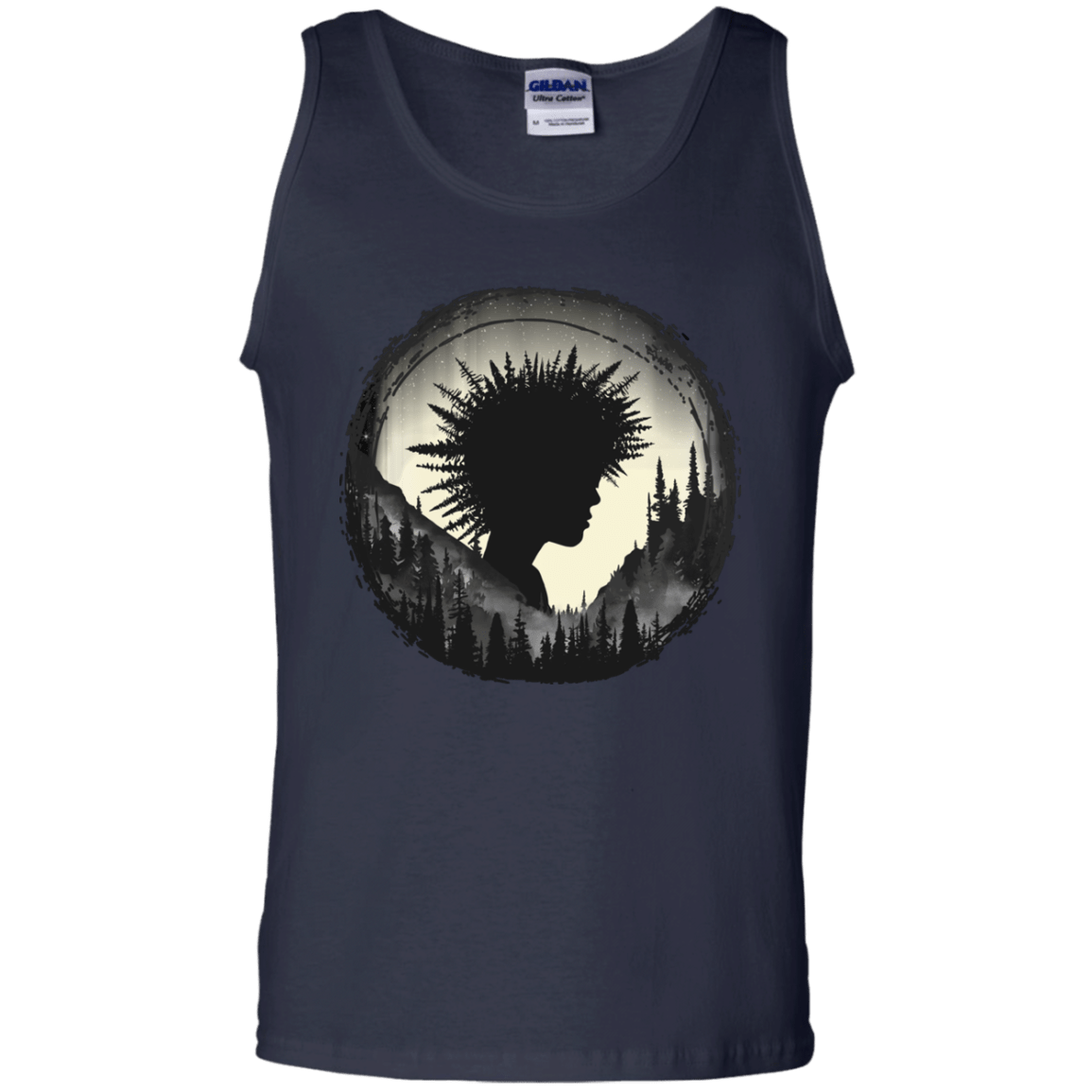 T-Shirts Navy / S Camp Hair Men's Tank Top