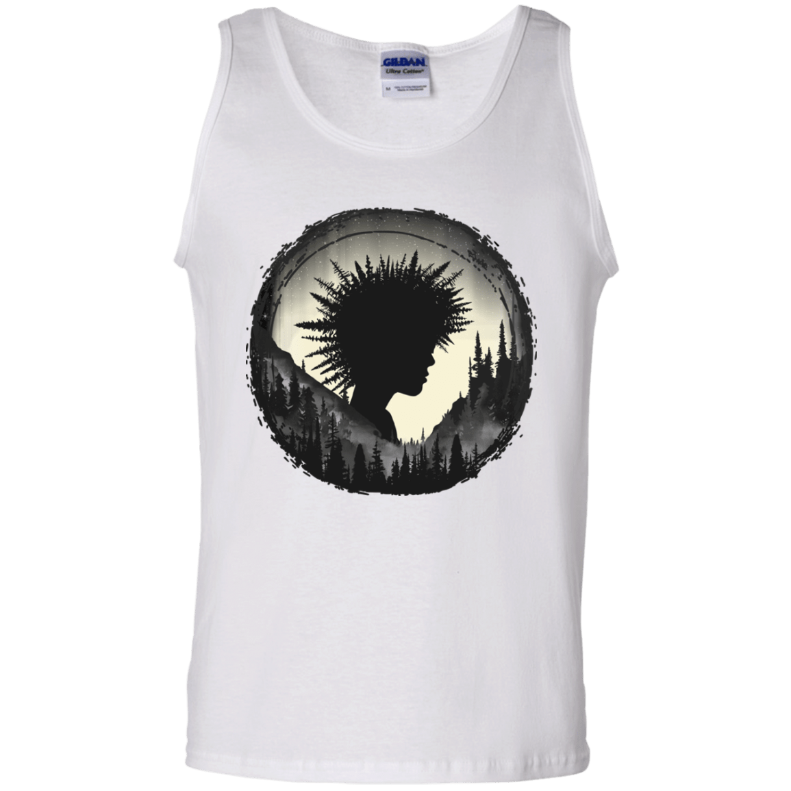 T-Shirts White / S Camp Hair Men's Tank Top
